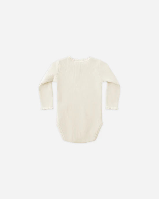 QM Waffle Long Sleeve Bodysuit