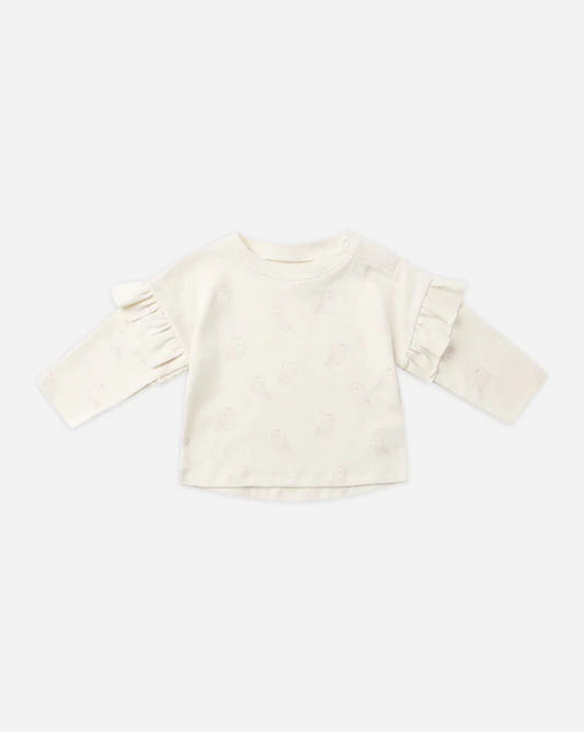 QM Ruffle Long Sleeve Tee
