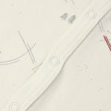 Organic Long John Pajamas Skiers