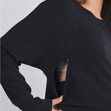 Side Zip Long Sleeve Maternity & Nursing Top