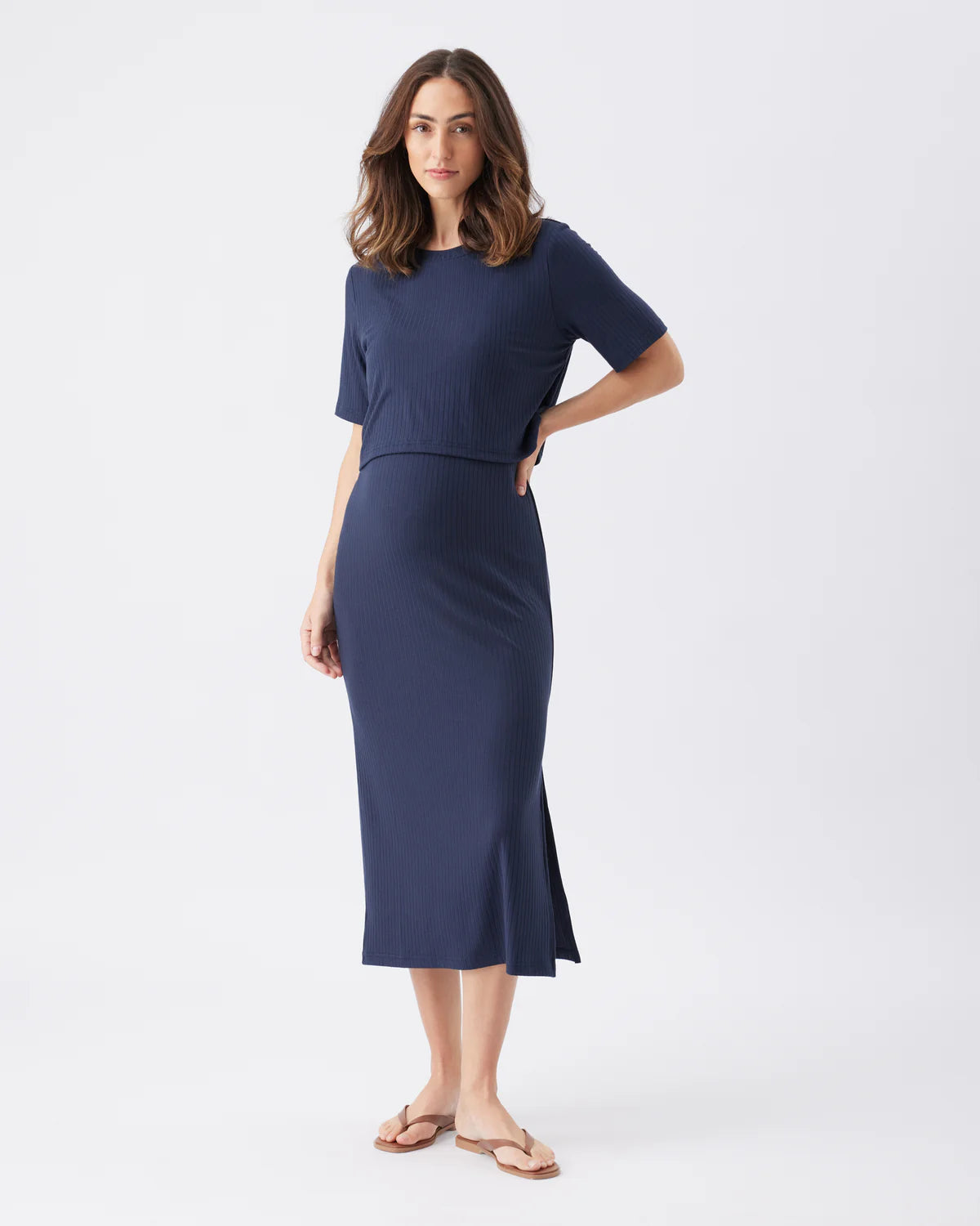 Ripe Ivy Rib Nursing Dress