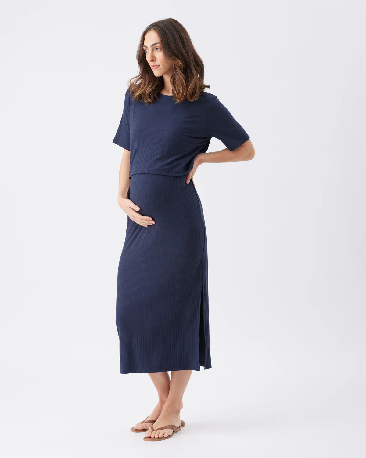 Ripe Ivy Rib Nursing Dress