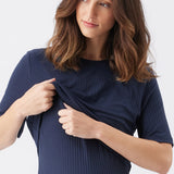 Ivy Rib Nursing Dress