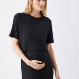 Ivy Rib Nursing Dress