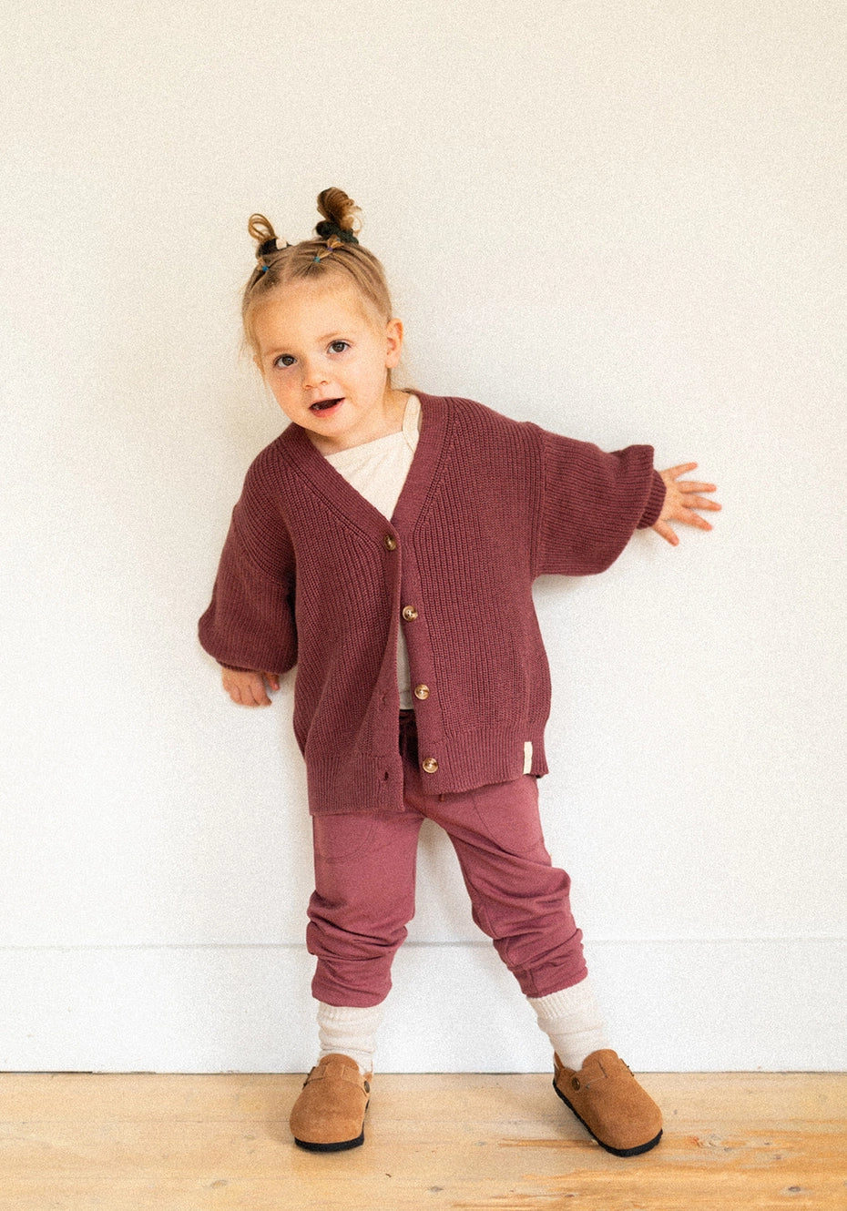 Jax & Lennon Knit Button Sweater