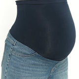 Wide Leg  Denim with Roll Cuff Over the Bump Willa Wash