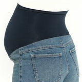 Wide Leg  Denim with Roll Cuff Over the Bump Willa Wash