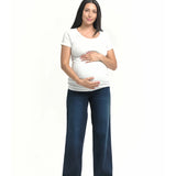 Better Butter Wide Leg Denim Over the Bump Yanique