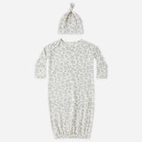 Bamboo Baby Gown + Hat Set