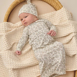Bamboo Baby Gown + Hat Set