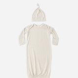 Bamboo Baby Gown + Hat Set