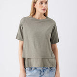 Claud Short Sleeve Nursing Tee