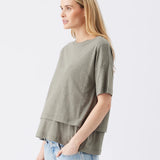 Claud Short Sleeve Nursing Tee