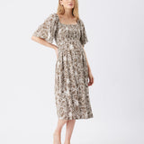 Alona Shirred Dress