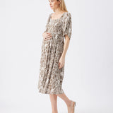 Alona Shirred Dress