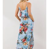 Floral Sleeveless Maxi Dress