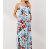 Floral Sleeveless Maxi Dress