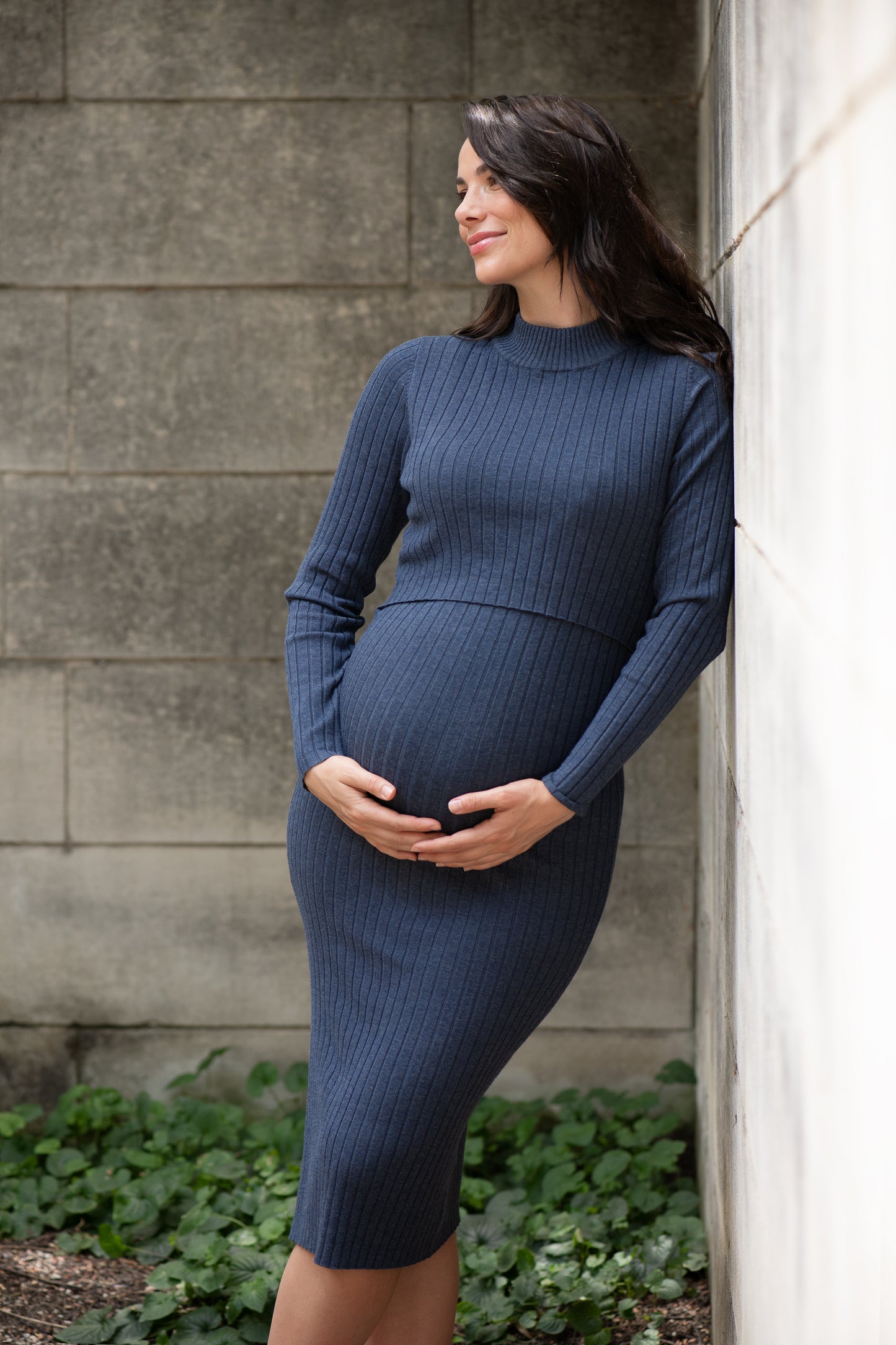 Ripe Nella Rib Nursing Knit Dress