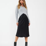 Willa Nursing Knit in Silver Marle