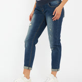 Baxter Boyfriend Jean in Indigo Fade