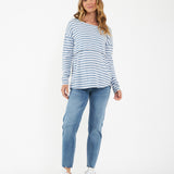 Jamie Raw Edge Jean in Vintage Wash