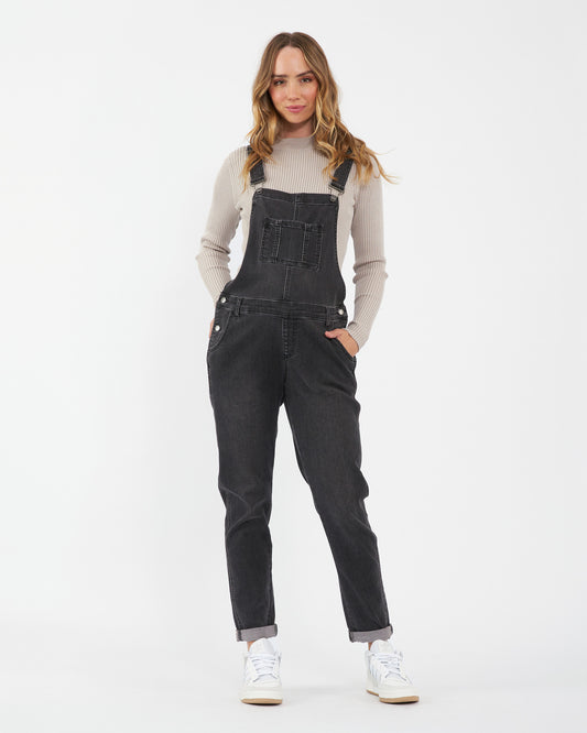 Ripe Denim Overalls in Black