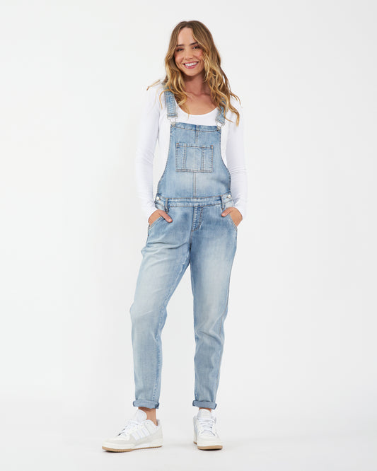Ripe Denim Overalls in Pale Blue