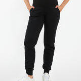 Taylor Over Tummy Joggers in Black
