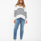 Hunter Over Bump Crop Jean in Vintage Wash
