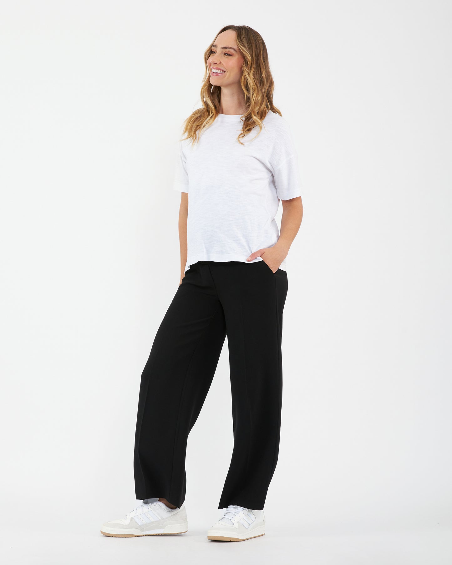 Ripe Alexa Wide Leg Pant in Black
