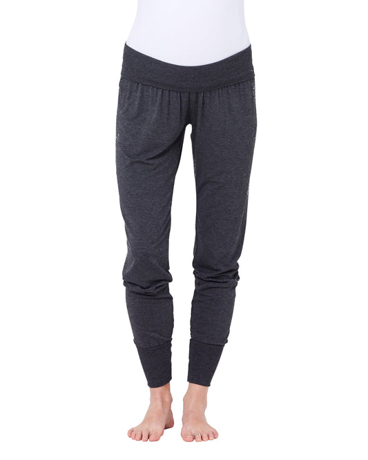 Ripe Jersey Lounge Pant in Charcoal Marle