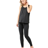 Jersey Lounge Pant in Charcoal Marle