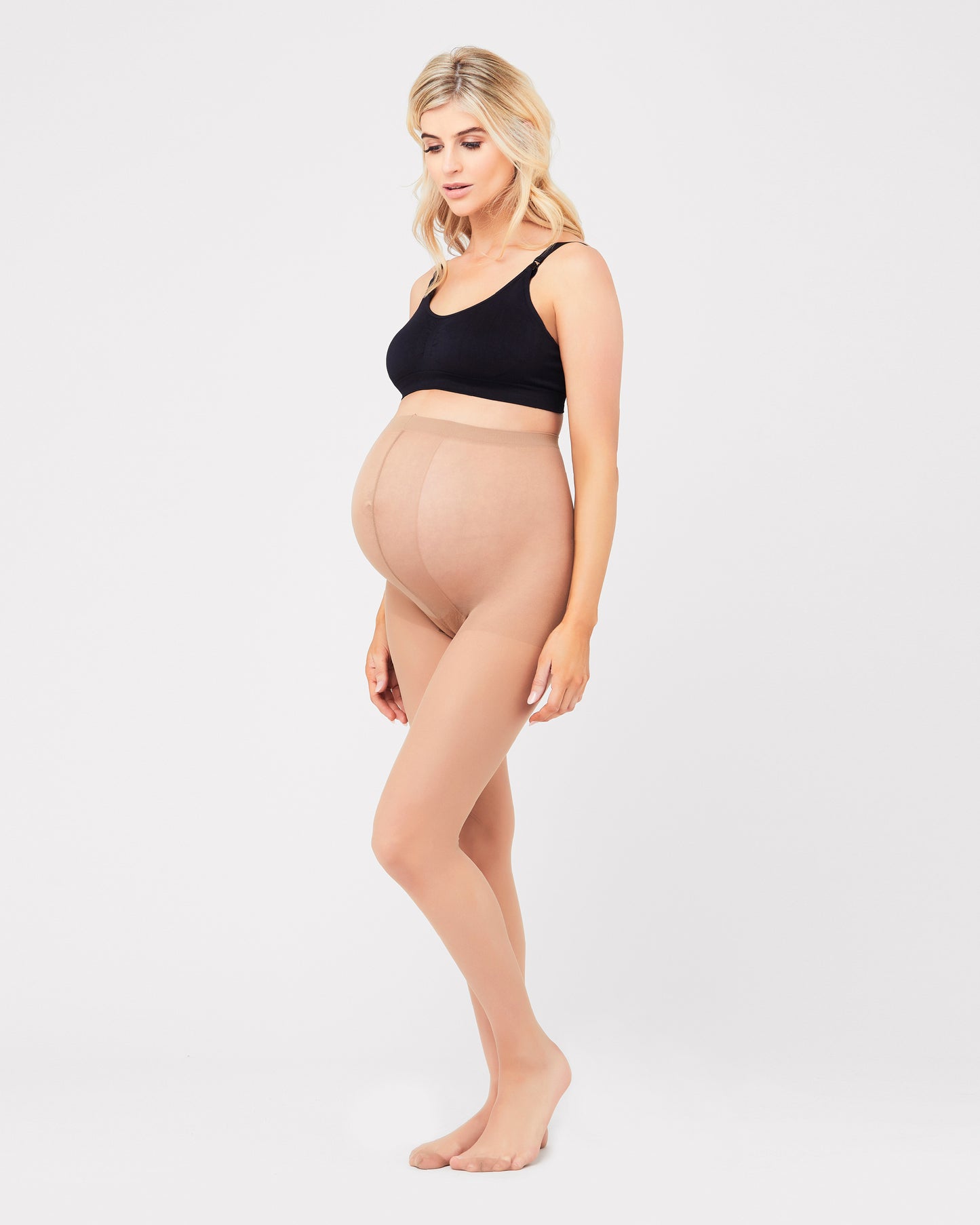 Ripe Sheer Hosiery in Camel