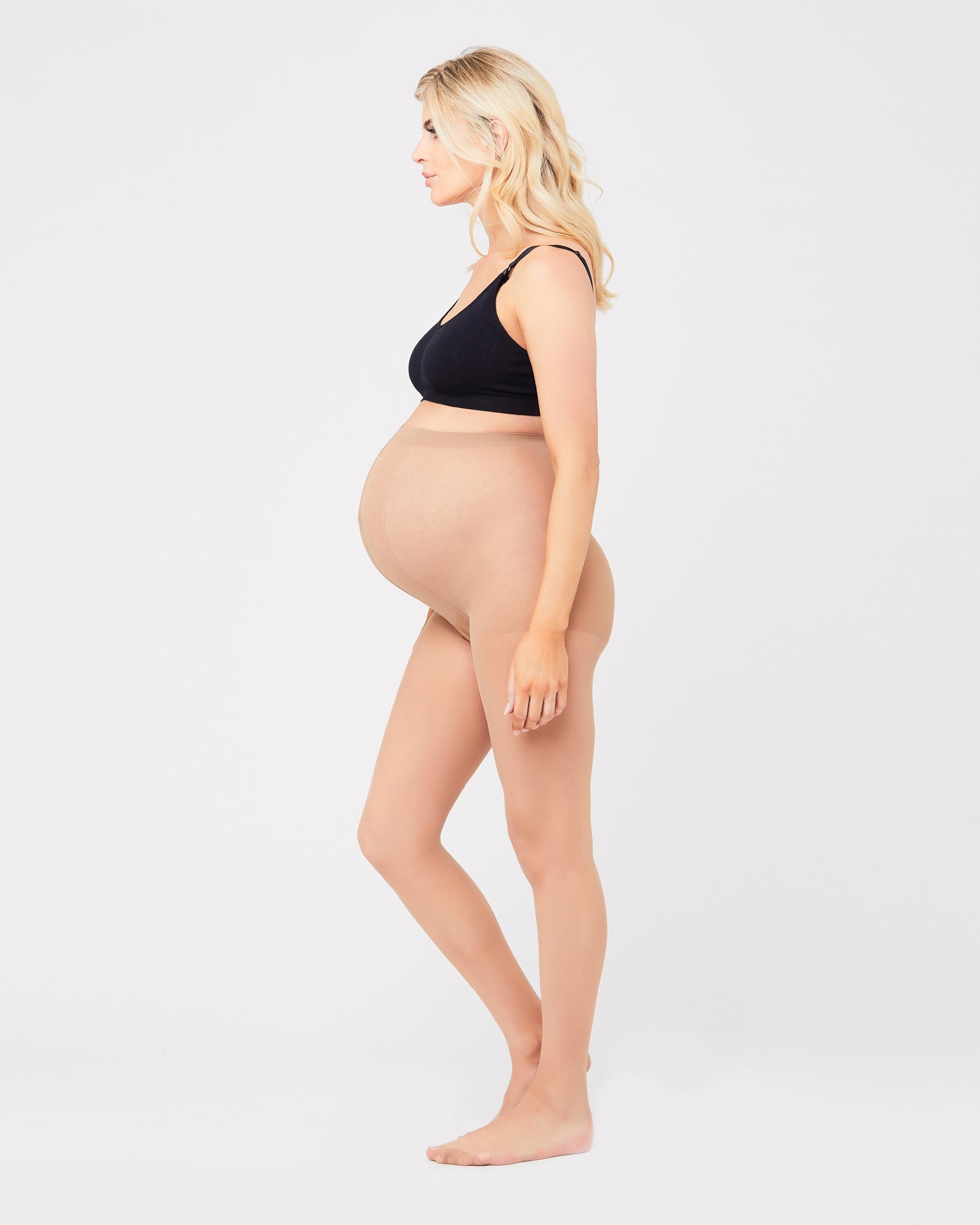 Ripe Sheer Hosiery in Camel