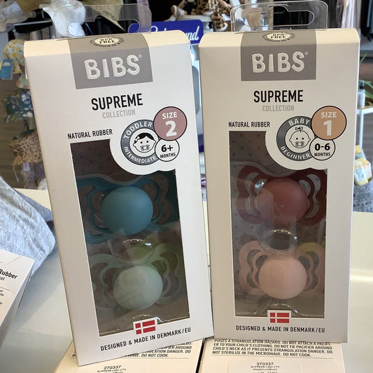 BIBS Pacifier Supreme Latex 2 pack