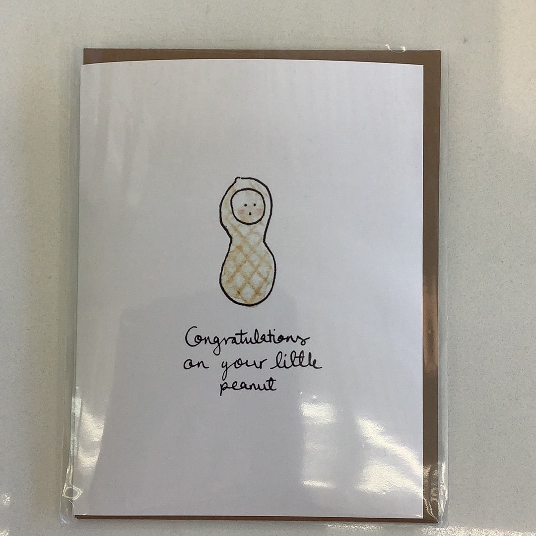 Little May Papery Congratulations on Your Little Peanut Card