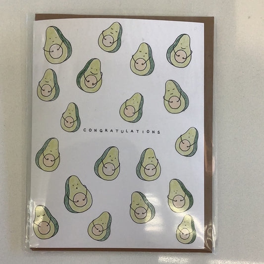 Little May Papery Congratulations Avocado Card